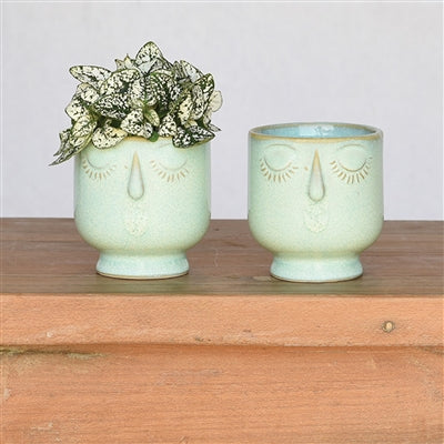 Celia Cachepot, Ceramic - Sm - Teal